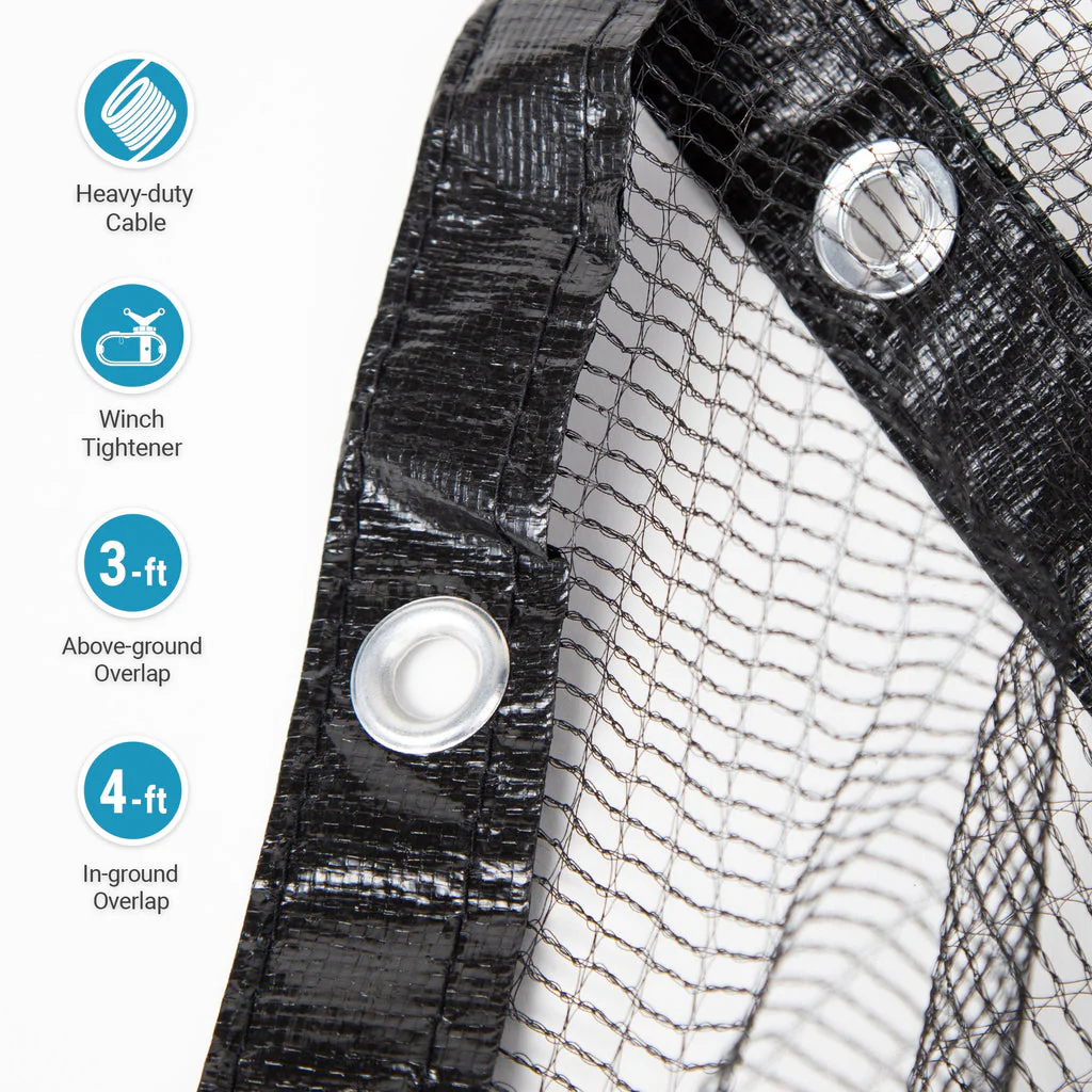 18' Round Above Ground Swimming Pool Tarp Winter Cover - Image 9