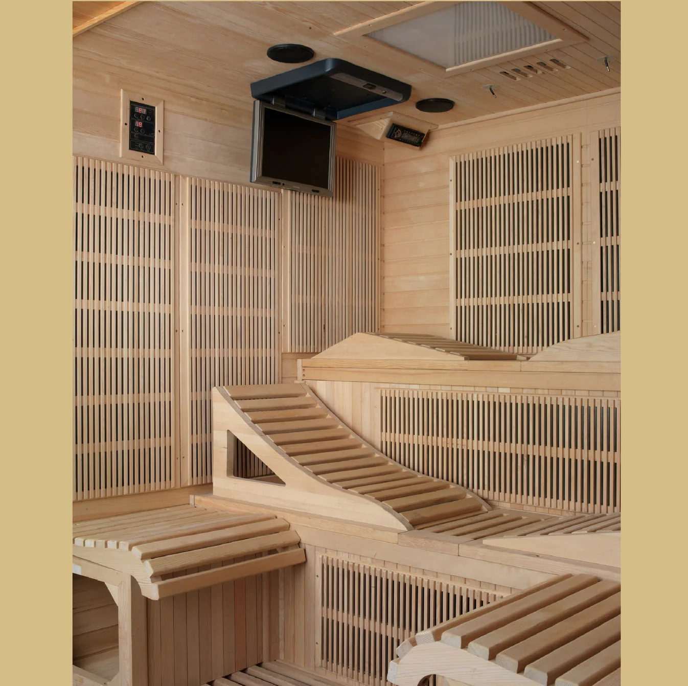 Dynamic Monaco Elite 6 Person Ultra Low EMF Far IR Sauna - Image 5