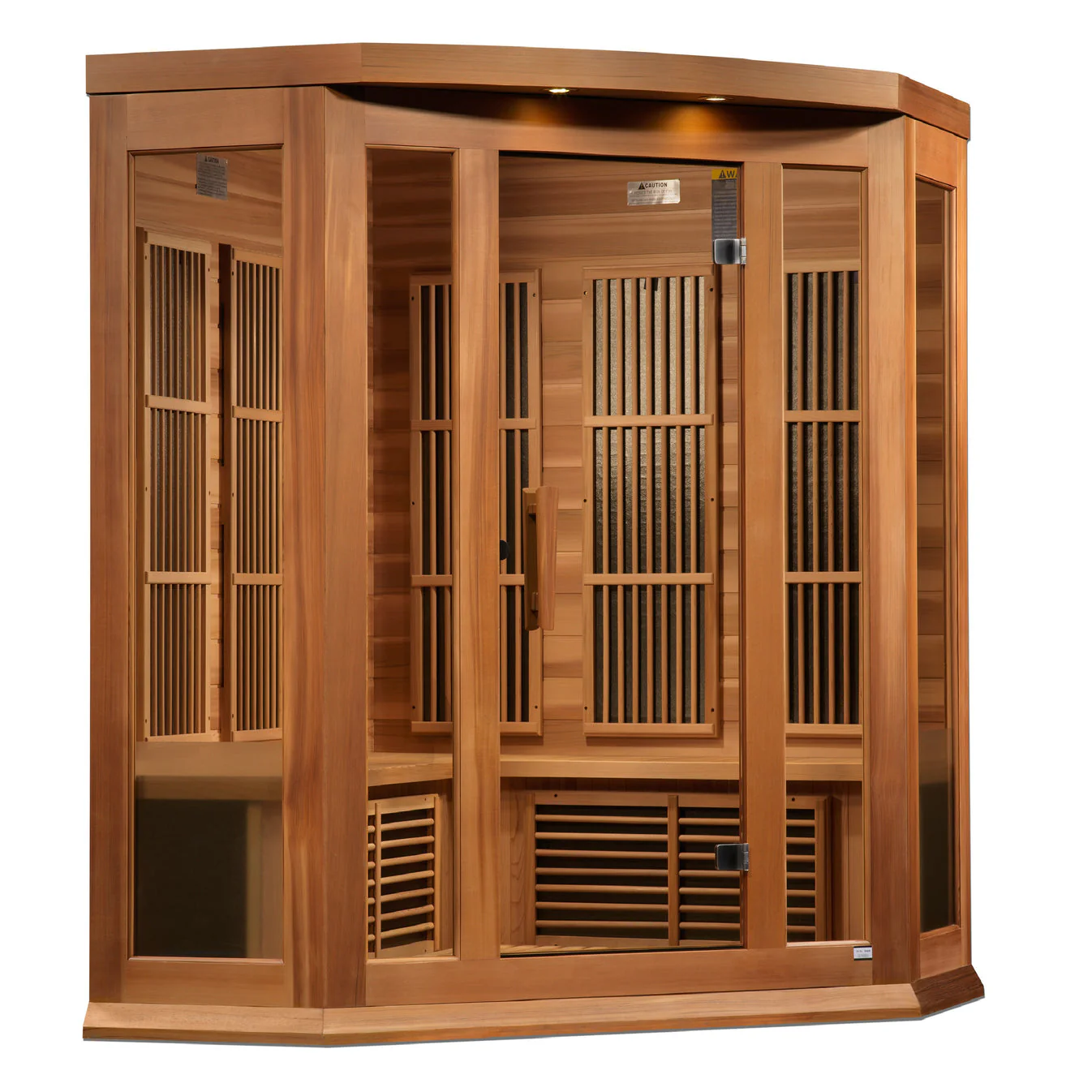 Maxxus Avignon 3 Person Corner Near Zero EMF FAR IR Sauna