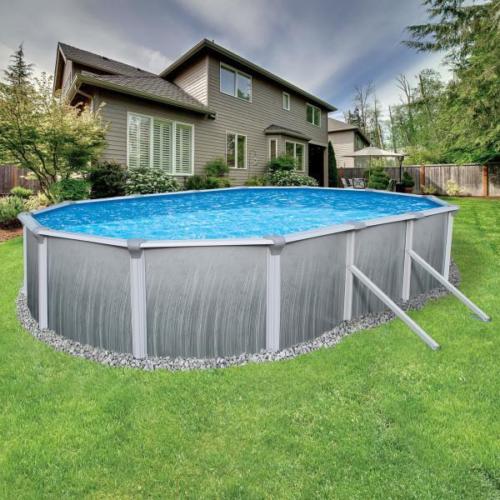 Martinique 52" Tall Steel Above Ground Pool Kit plus Starter Package - Image 4