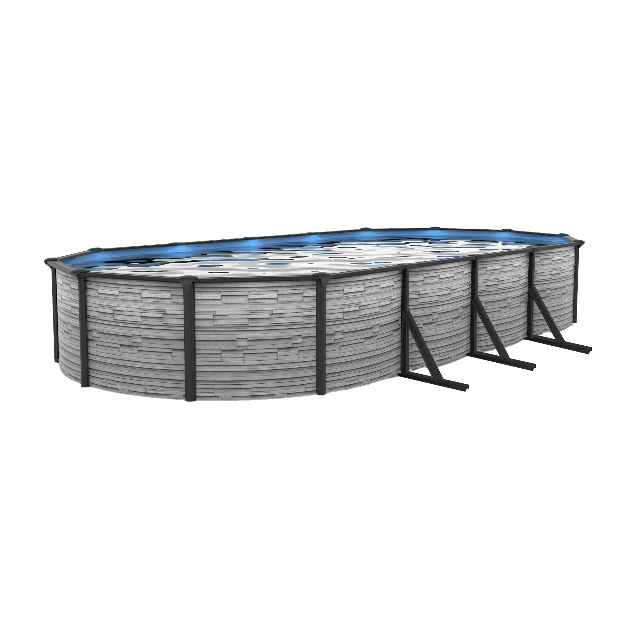 Montilla 52" Steel Wall Above Ground Pool Kit plus Starter Package - Image 4