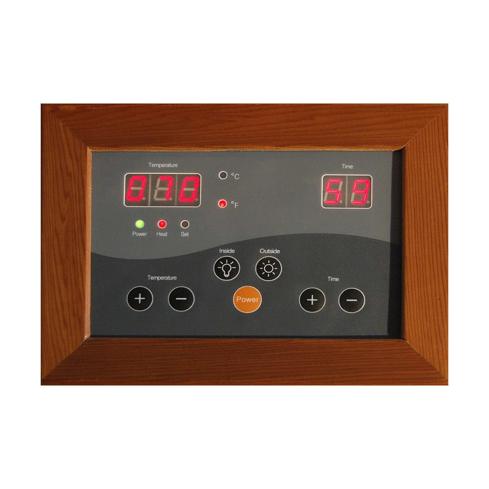 Yukon 2 Person Cedar Deluxe Infrared Sauna with 6 Carbon Heaters - Image 10